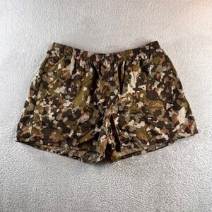Duck Camp Mens Mallard Camo Swim Shorts XL Elastic Waist Mesh Lined READ